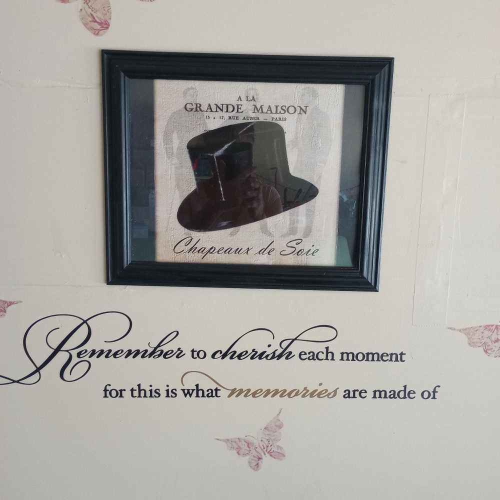 Hat Picture and free Saker hanging & leveling tool w/ purchase